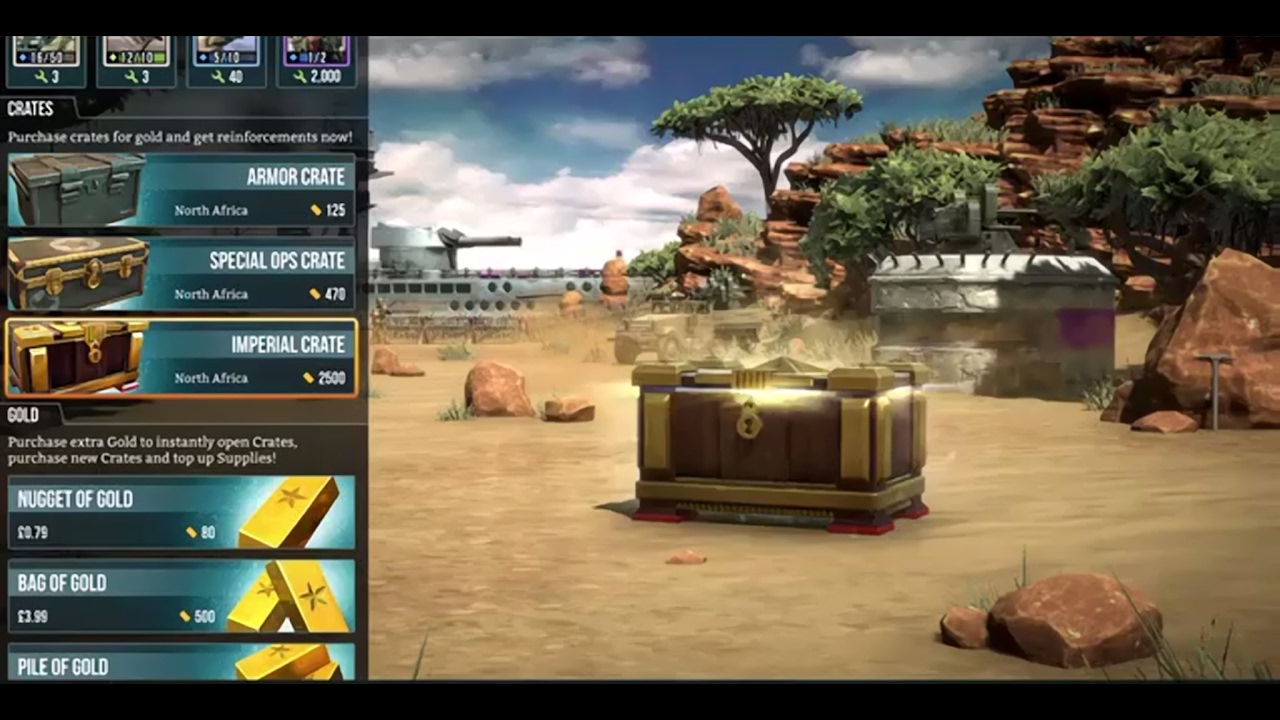 Battle Islands Commanders imperial crate opening