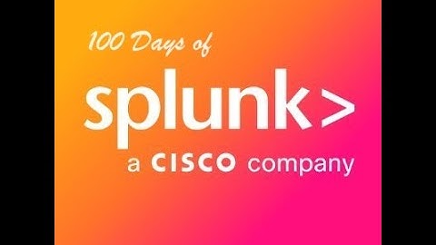 100 days of Splunk - intro video