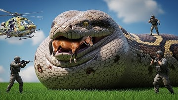 Heroic Rescue Team Saves Innocent Horse from Giant Python Attack in Middle East 🐍🐎 | Animal Rescue