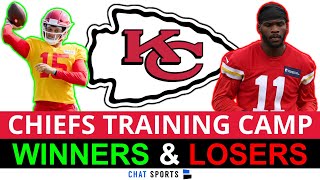 NEW Chiefs Training Camp Winners \& Losers Ft. Patrick Mahomes, Skyy Moore, Marquez Valdes-Scantling