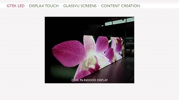 TCI · GTEK LED P6 Indoor Display · Demonstration