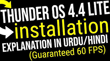 PhoenixOS: Thunder OS 4.4 Lite installation Explanation URDU/Hindi 64BIT 32BIT (Guaranteed 60 FPS)