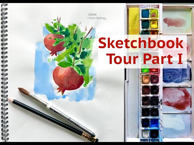 A Peek into my Sketchbook – Watercolor Painting