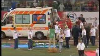 Javelin throw accident - Golden League Rome (13.7.07) RE screenshot 5