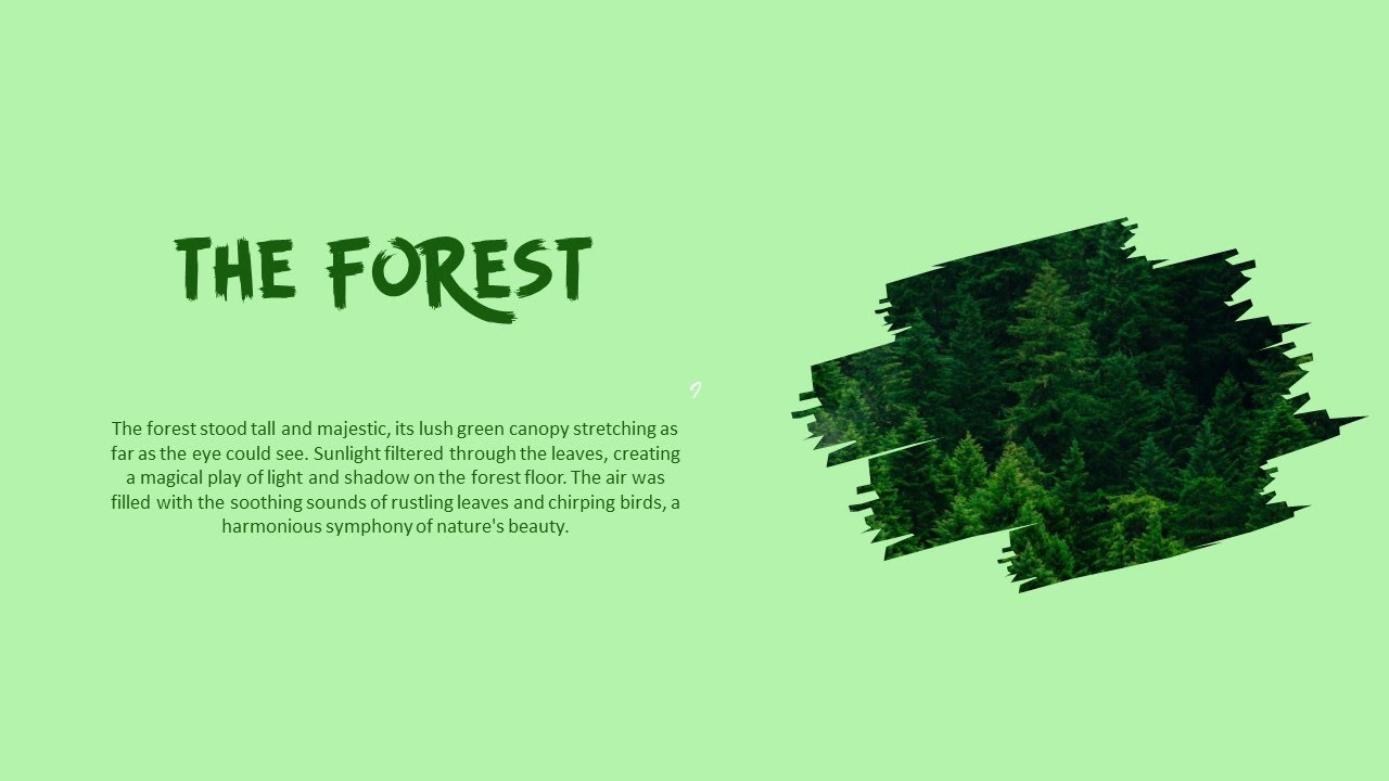 Forest Brushia Animated Slide Design in PowerPoint - YouTube