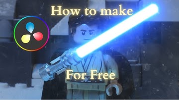 How to make Lightsaber and Blaster effects in your Lego Stop Motions