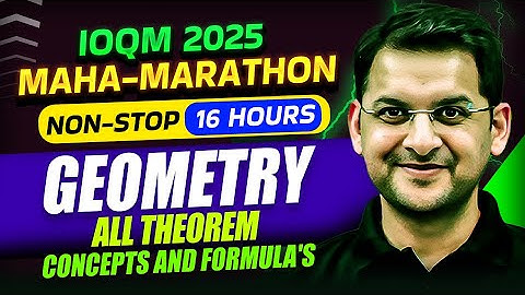 IOQM Marathon 2025🔥 | Geometry | NON-STOP Questions Practice | VOS