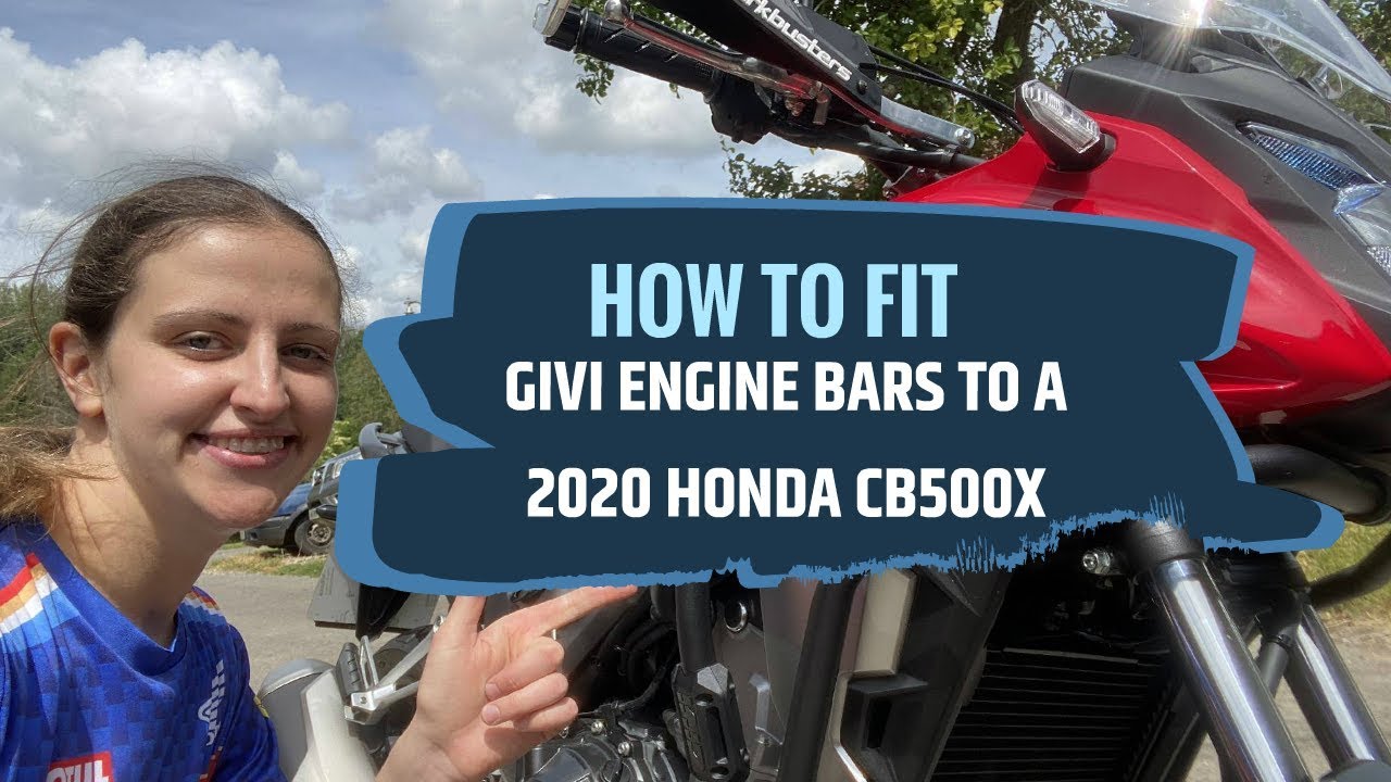 Step-by-step Guide to fitting GIVI engine bars to a 2020 Honda CB500x