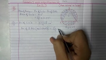 Chapter 12 Exercise 12.3 (Q6) Area related to circles || class 10 maths NCERT