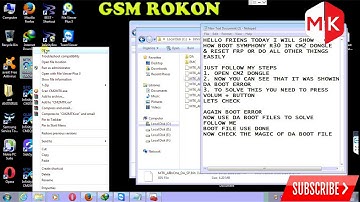 HOW TO BOOT SYMPHONY R30 IN CM2 & RESET FRP ONLY 1 CLICK | Android Flash Firmware