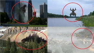 5 GODZILLA CHARACTERS caught on camera & spotted in real life 8