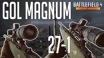 BF4 - GOL Magnum Sniper (Aggressive Recon) - Operation Firestorm 2014 - Second Assault