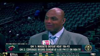 Charles Barkley's reaction to  Shannon Sharpe leaving Skip Bayless \& undisputed