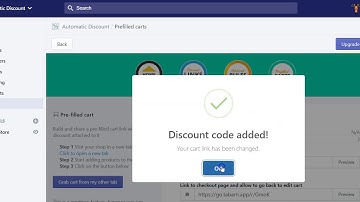 Editable prefilled cart with discount - Shopify app