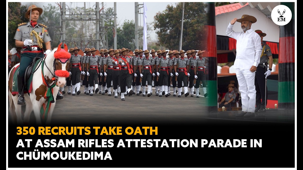 MoS Home calls recruits to uphold honour of Assam Rifles at attestation parade