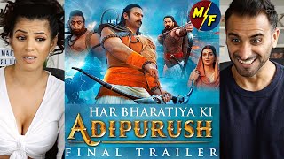 ADIPURUSH FINAL TRAILER REACTION!! | Prabhas | Saif Ali Khan | Kriti Sanon | Om Raut | Bhushan Kumar