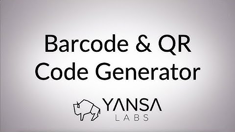 Barcode & QR Code Generator