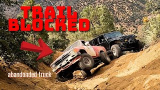 Jeeping Up Miller Jeep Trail and Getting Blocked by a Broken Toyota Truck
