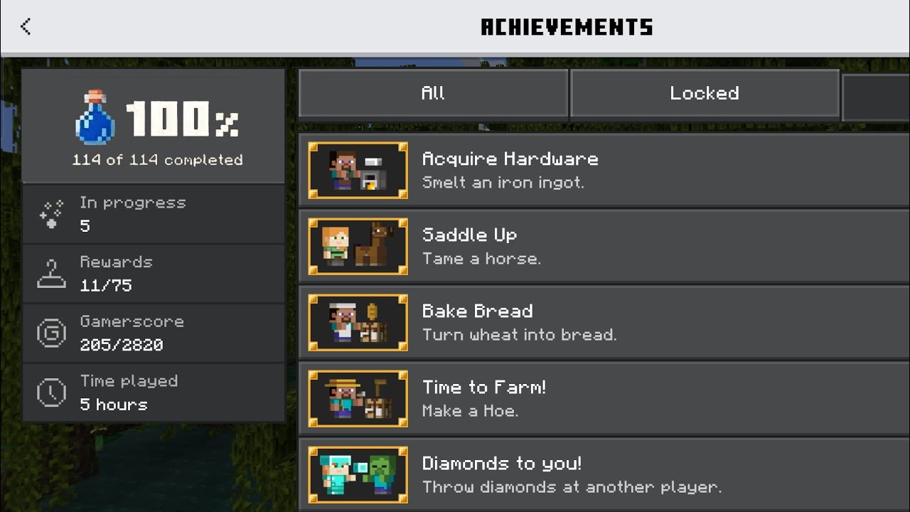 minecraft-bedrock-achievement-complete-youtube