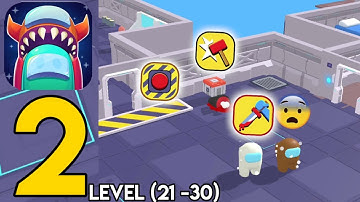 Impostor Solo Kill (Level 21 - 30) Gameplay Walkthrough (ios,Android)