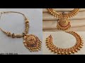 Latest Gold Short Necklace Designs with weight & Price 2022 || Latest Bridal Gold Necklace #Indhus