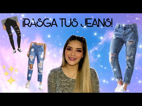 Video: Cómo Rasgar Jeans Artísticamente