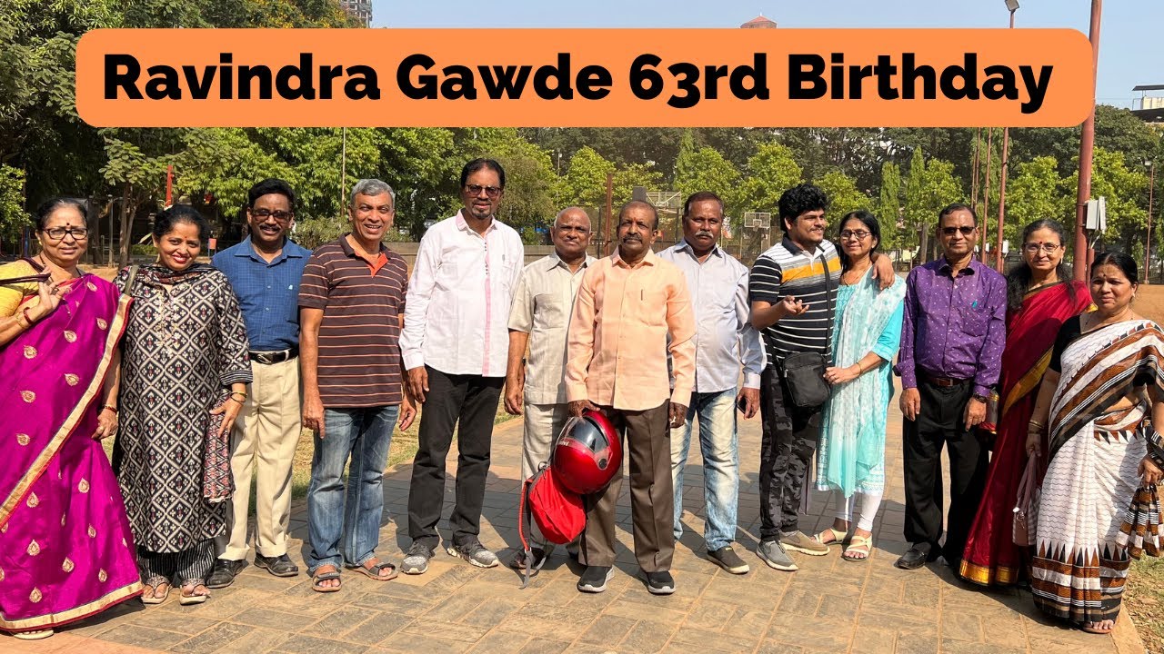 Birthday Ravindra Reddy Ravindra Gawde 63rd Birthday Celebration Party - YouTube
