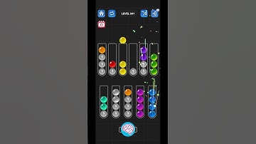 Lv 341 (??? ver.) Ball Sort Puzzle - Color Game / 顏色分類遊戲 / ボールソーティングパズル (Guru Game)  #ballsortpuzzle