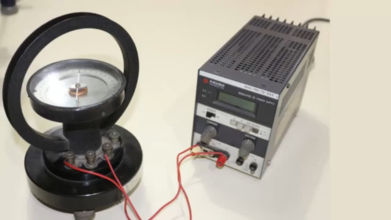Tangent Galvanometer Determine the earth field using tangent