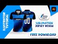 Sports Jersey Design | Adobe Illustrator | Tutorial | Sublimation Printing