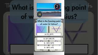 What is the freezing point of water in Celsius? #quiz #elements #water #freezing point