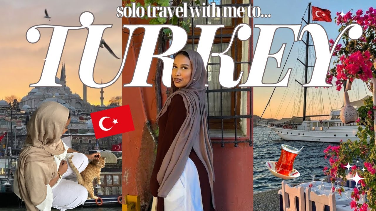 SOLO TRAVEL TO ISTANBUL TURKEY 🇹🇷 exploring the city, hijab shopping, thrifting, best cafés + more!