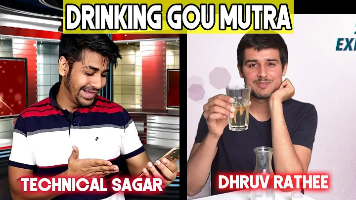 Technical Sagar Reacts to Dhruv Rathee Drinking Cow Urine Magic Video