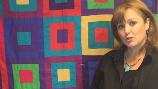 Easy Quilting for Beginners Using Solid Fabrics - How to Make the Gems and Jewels Quilt http://quiltshownews.com/2792/easy-quilt-for-beginners-using-solid-fabrics-gems-and-jewels-quilt/ Fabrics without prints can make