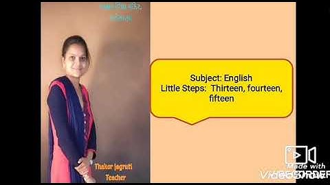 Standard: 5, English, Little Steps: Thirteen, fourteen, fifteen , Activity:1 , Sharing Sweets