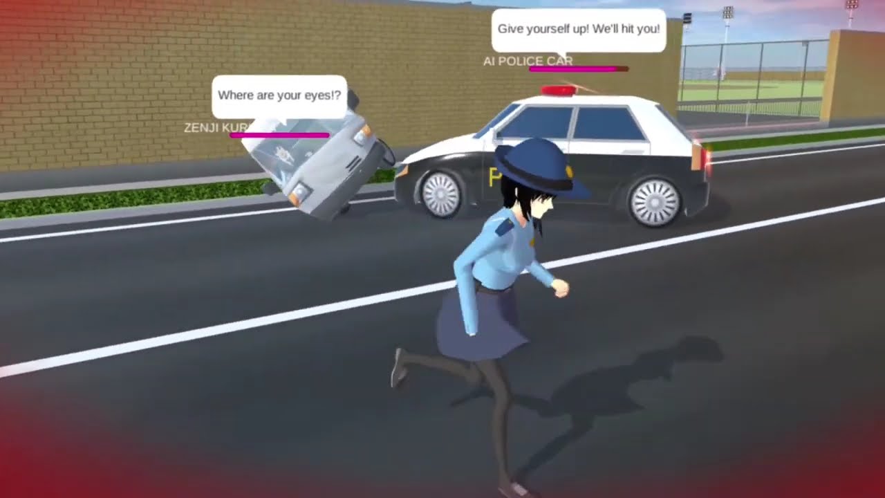 Polisi Sakura Kejar Pelaku Tabrak Lari | SAKURA School Simulator