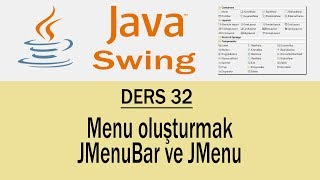 Java Swing - 32 - JMenuBar ve JMenu