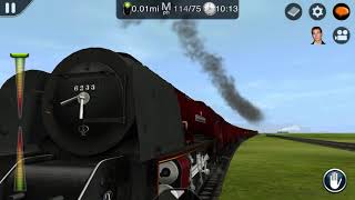LMS Steam locomotive race and crash