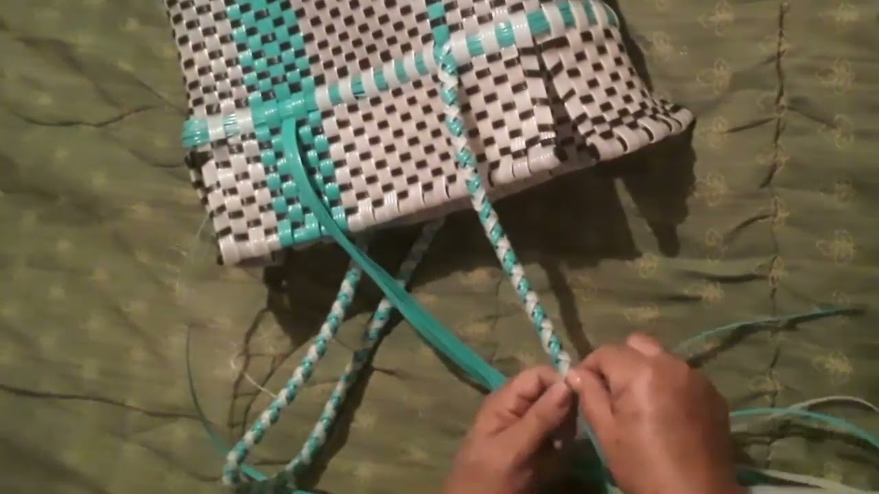 tejido de asas de bolsa