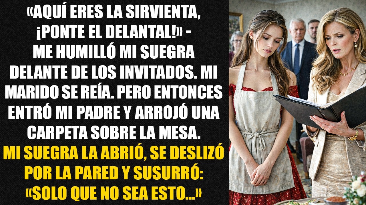 «Aquí eres la sirvienta, ¡ponte el delantal!» - me humilló mi suegra delante de los invitados...