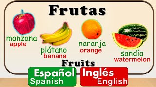 Fruits in Spanish and English | Frutas en Español e Inglés | Learn Spanish | Free Spanish Classes