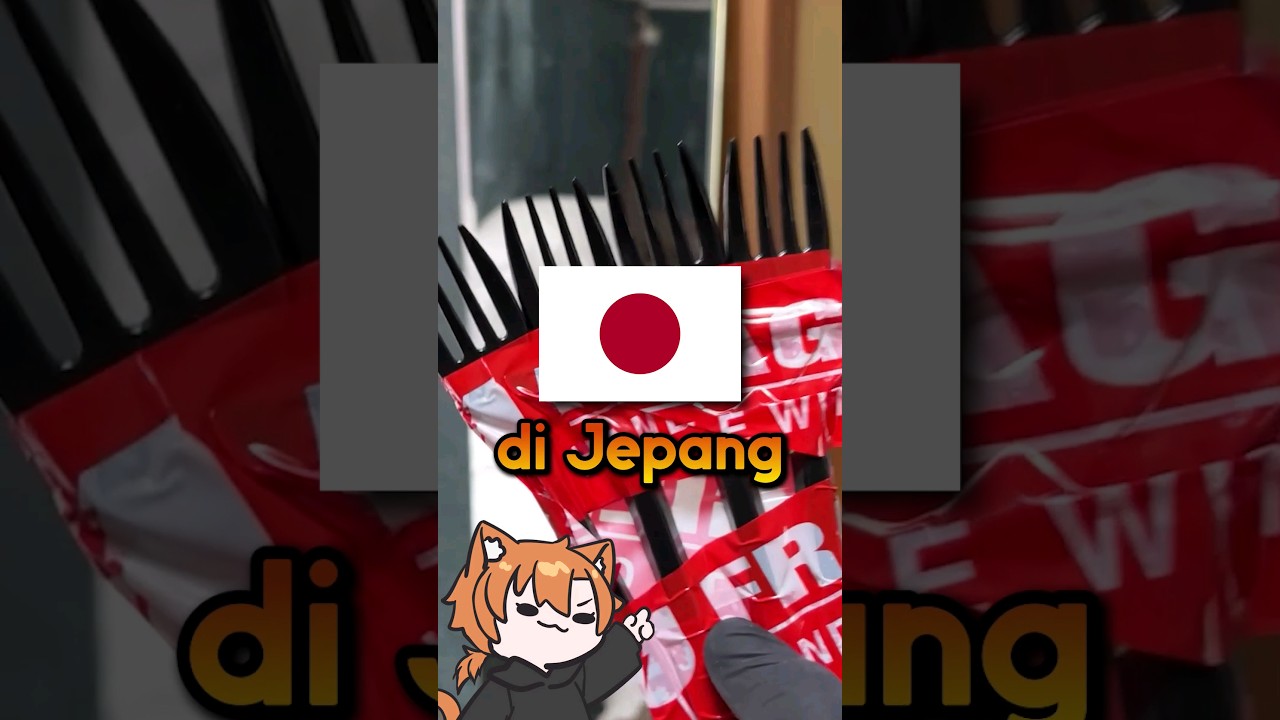 ketika ga punya sisir di jepang.. #shorts