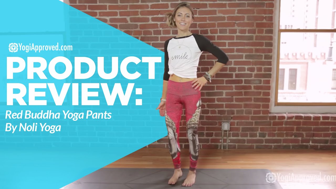 Noli Yoga Red Buddha Yoga Pants - Product Review Video