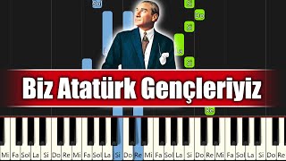 Biz Atatürk Gençleriyiz - Akor Eşlikli Piyano