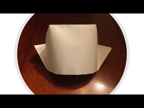 How to make a Dutch hat out of paper