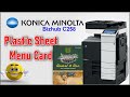 Konica minolta bizhub c258 colour digital printing machine 12x18 nontarabale menu card printing