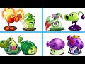 PvZ 2 | 4 Pair Plants FIRE x POISON x ZOMBOID x MuSHROOM