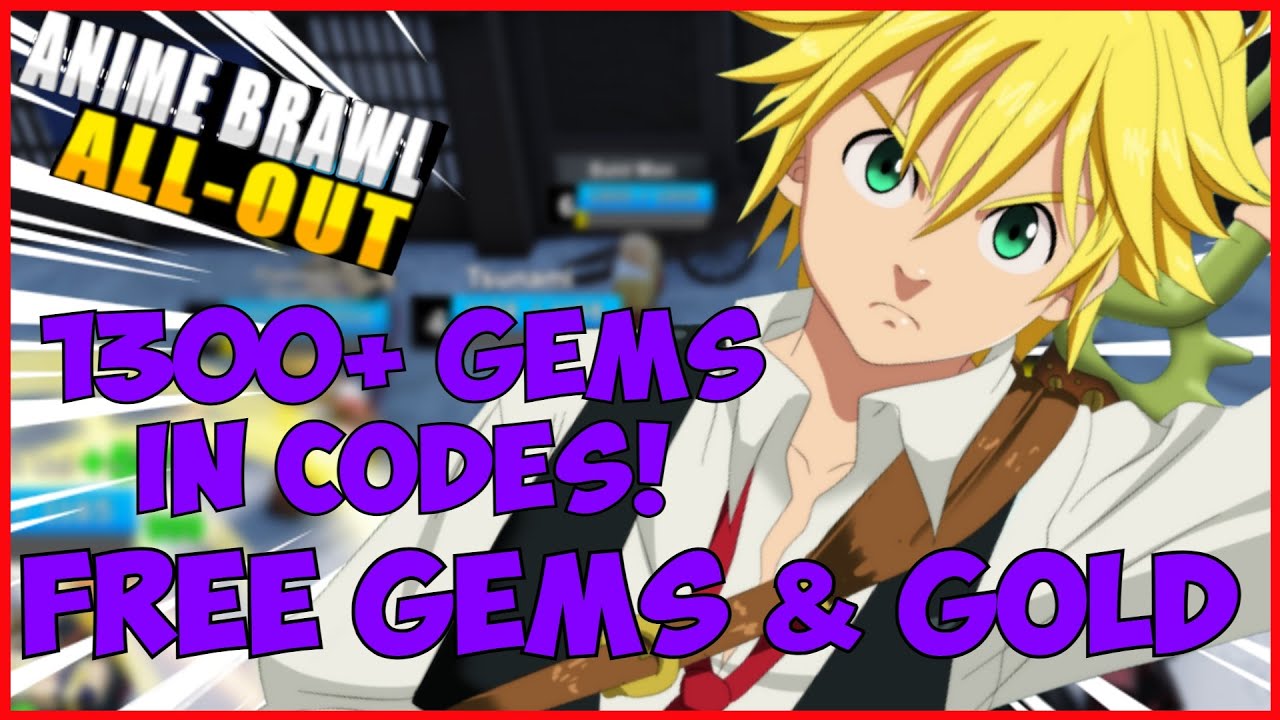 Roblox - Códigos Anime Brawl All Out - Gemas grátis (novembro de