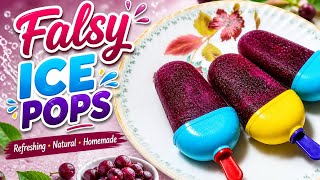 Falsy Ice Pops Recipe |Falsy Ki Ice Candy Recipe | Homemade Ice Pops Without Preservatives