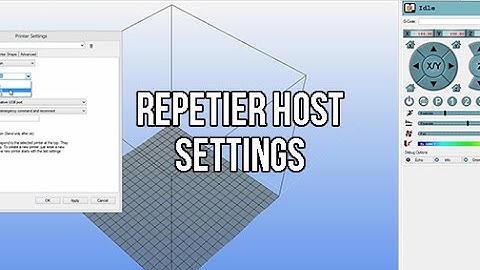 Setting Up Your 3D Printer With Repetier Host | My Settings | ABS & PLA Temperatures